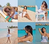 Jacqueliene Fernandez shares beach pics