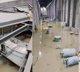 Flood water entered into Venkatadri Pump house at palamuru rangareddy lift irrigation project