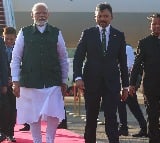 PM Modi arrives Brueni