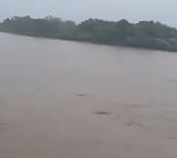 Godavari river at 39 feet at Bhadrachalam