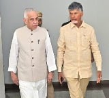 CM Chandrababu met governor Abdul Nazeer