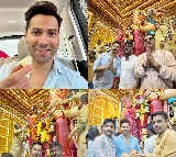 Ahead of ‘Baby John’ release, Varun, Atlee seek divine blessings at Lalbaughcha Raja