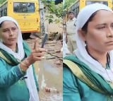 krishna vro vijayalakshmi attack on flood victim