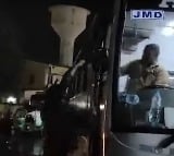 APS RTC Bus Drivers Attacked Each Other In Vijayawada Bus Station