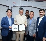 Chandrababu thanked KIA Motors India for their huge donation