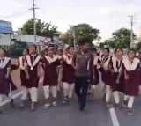 Telangana residential school students protest teacher's misbehaviour