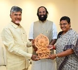 Uttam Kumar Reddy and his wife met AP CM Chandrababu in Amaravati