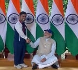 PM Narendra Modi Special Meet With Paris Paralympics Gold Medallist Navdeep Singh