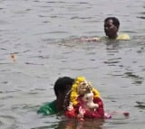 Jagan songs in Ganesh immersion in Annamayya district