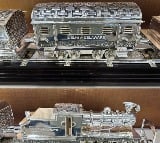 PM Modi gifts antique silver hand-engraved train model to Biden