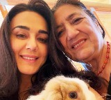 Preity Zinta drops a heartwarming selfie with mom & adorable bunny