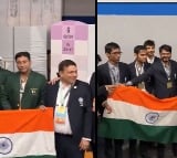 In the viral video Pakistan chess team players seen holding Indias flag