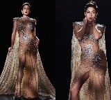 Sara Ali Khan radiates retro glamour in stunning golden gown, chic accessories