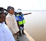 Chandrababu inspects Bandar Port