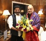 CM Revanth Reddy met Amit Shah in New Delhi