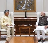 AP CM Chandrababu met PM Modi in New Delhi