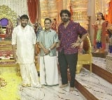 Chiranjeevi and Nagarjuna attends Kalyan Jewellers Navaratri celebrations  