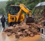 landslides on tirumalaghat road