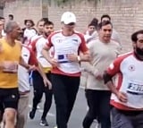 Kashmir's first-ever international marathon, over 2,000 athletes run