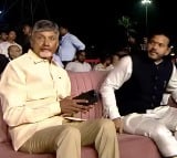 CM Chandrababu attends drone show at Punnami Ghat in Vijayawada