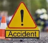 three killed in rtc bus car collision in annamaya district