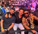 Varun Dhawan enjoys UFC night with his ‘boys’, Ranveer Singh, Aditya Roy Kapur