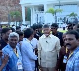 CM Chandrababu visits Rishikonda palace