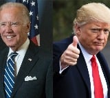 Posts of Joe Biden and Donald Trump on US Election