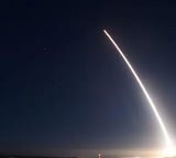 US defence forces conducted a test launch of a Minuteman III intercontinental ballistic missile