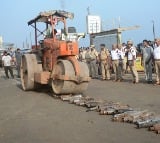 Andhra Pradesh Police crushes 80 bike silencers to combat noise pollution