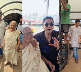 Archana Puran Singh takes her 94-year-old mother on a ferry ride
