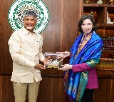 UK High Commissioner Lindy Cameron met AP CM Chandrababu