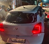 Car ran over people in Nampally