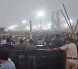 During the launch of the Pushpa 2 trailer the police conducted a lathi charge on those who threw slippers