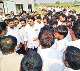 jammalamadugu mla adinarayana reddy followers attack on adani camp office