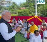 PM Modi joins Ram Bhajan in Guyana's capital during historic visit