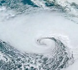 An incredible view of the bomb cyclone here is viral video