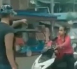 Boyfriend catches girlfriend cheating and takes back gifted scooty