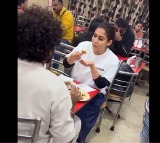 People ignores Nayanthara and her husband in a Delhi restaurant