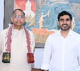 Chaganti Koteswara Rao meets Nara Lokesh