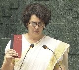 'I am very happy today',  Priyanka Gandhi takes oath as Lok Sabha MP