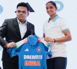Jay Shah and Harmanpreet Kaur unveil India’s new ODI jersey ahead of Australia tour