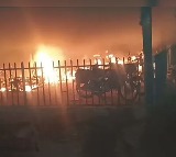 Massive Fire Breaks Out At Varanasi Railway Station 200 Vehicles Destroyed