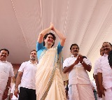 Priyanka Gandhi attends meeting in Wayanad as MP