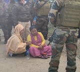 Manipur woman sits on protest after husband goes missing