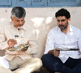 Nara Lokesh Impresses All by Clearing His and Chandrababu’s Plates After Lunch