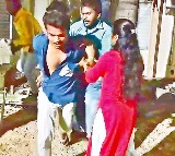 Husband attacked on man with stones while he was talking with his wife