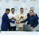 Chandrababu Lauds Nara Lokesh’s Efforts in Google MoU