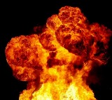 Fire accident near petrol bunk in Hyderabad