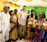 CM Chandrababu Attends High-Profile Wedding of TDP Legal Cell Chief’s Son